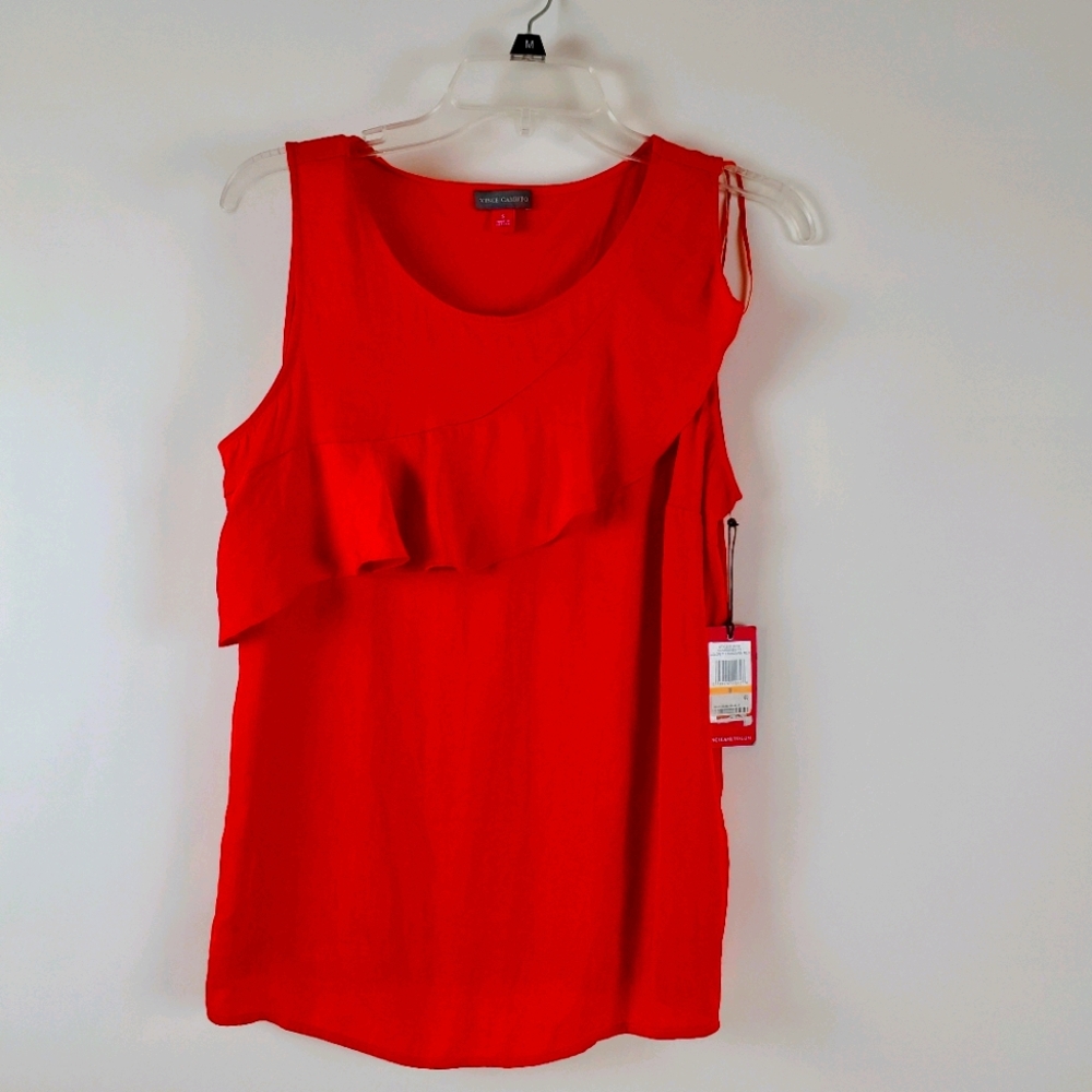 Vince Camuto Mandarin Red Top